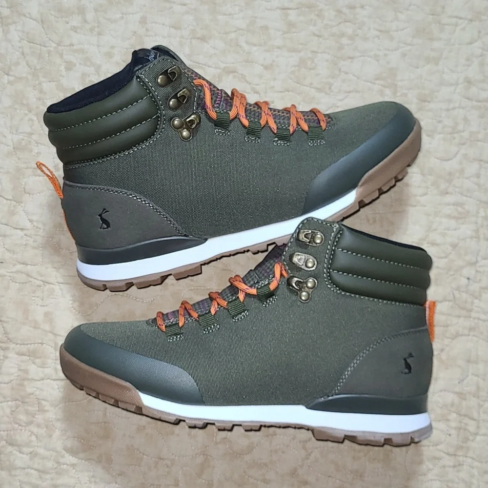 Joules Chedworth Ankle Hiking Waterproof Boots Size 8 Women's - Picture 2 of 9